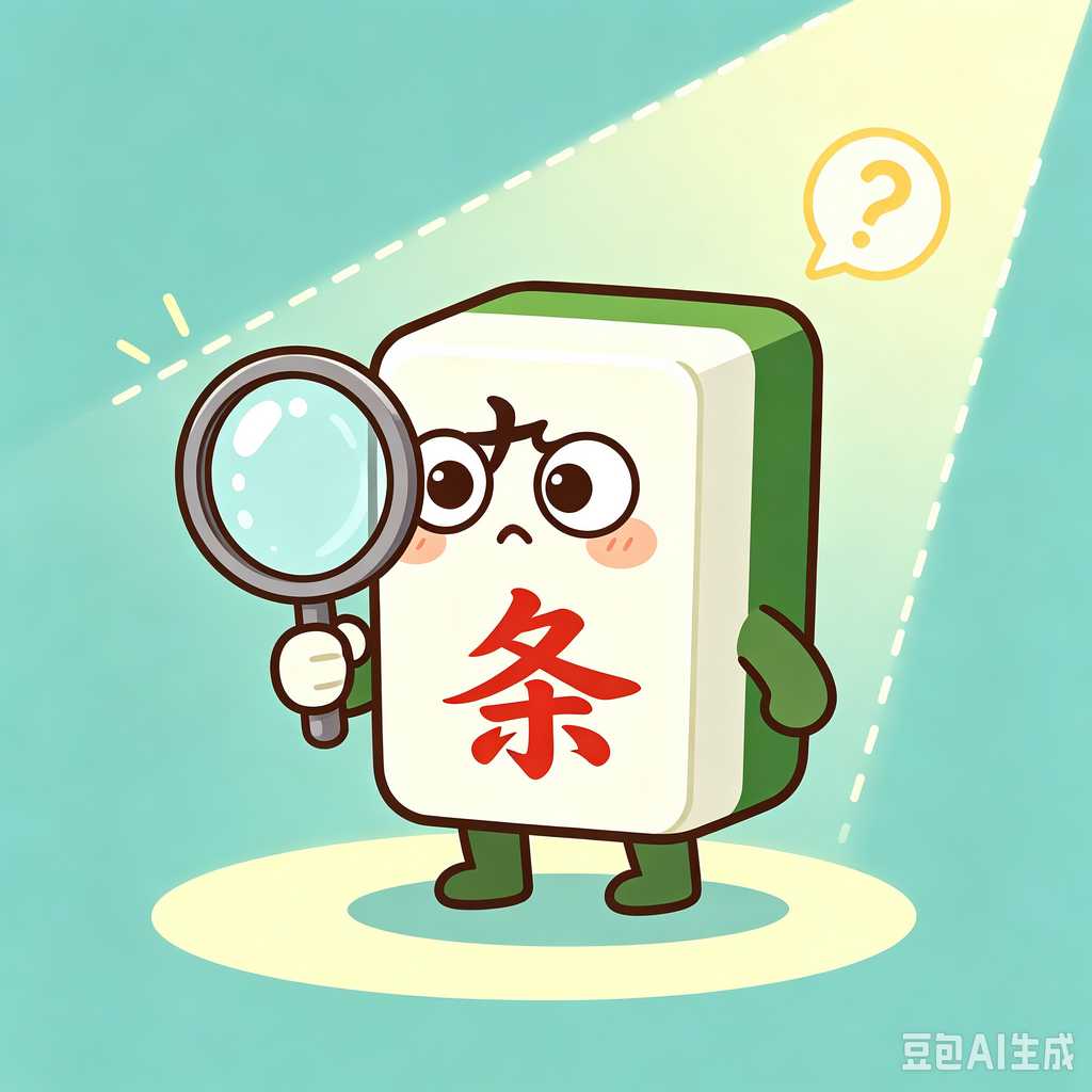 cute mini mahjong tiles set